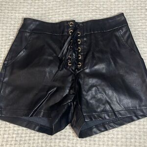 Leather Shorts